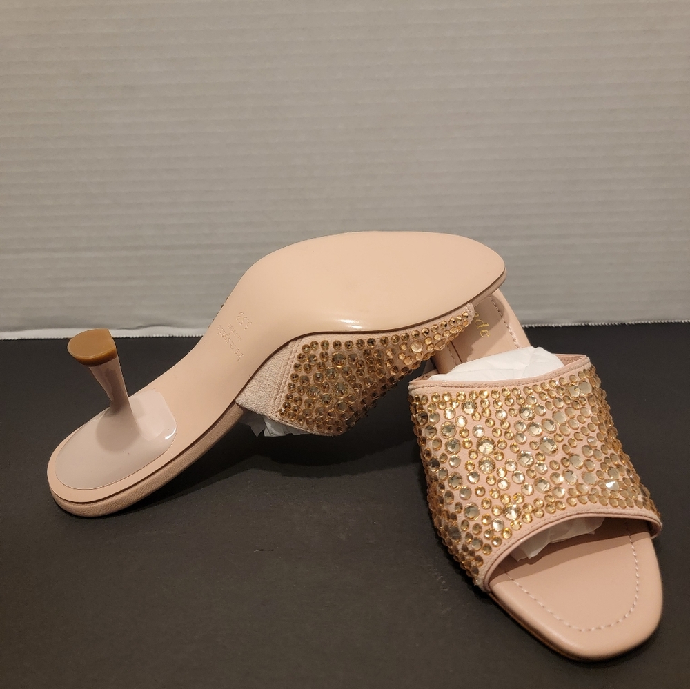 NWOT Kate Spade Wmns Malibu Crystal Heeled Sandal
